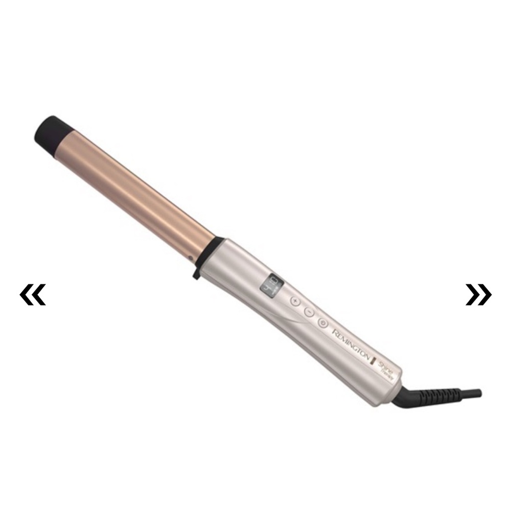 Remington Shine Therapy Curling Wand - Gold and Black
